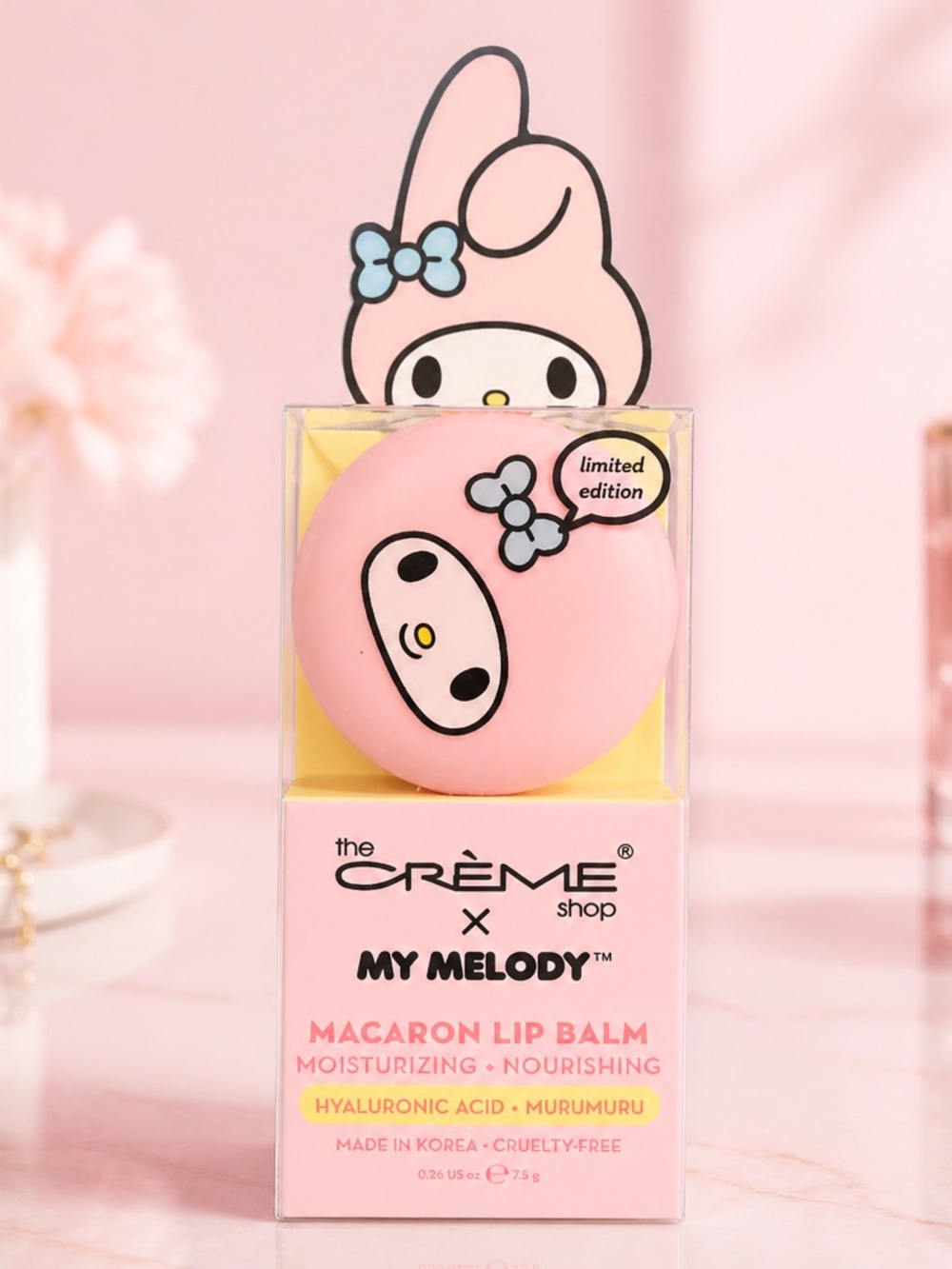 The Crème Shop x My Melody Macaron Lip Balm Limited Edition